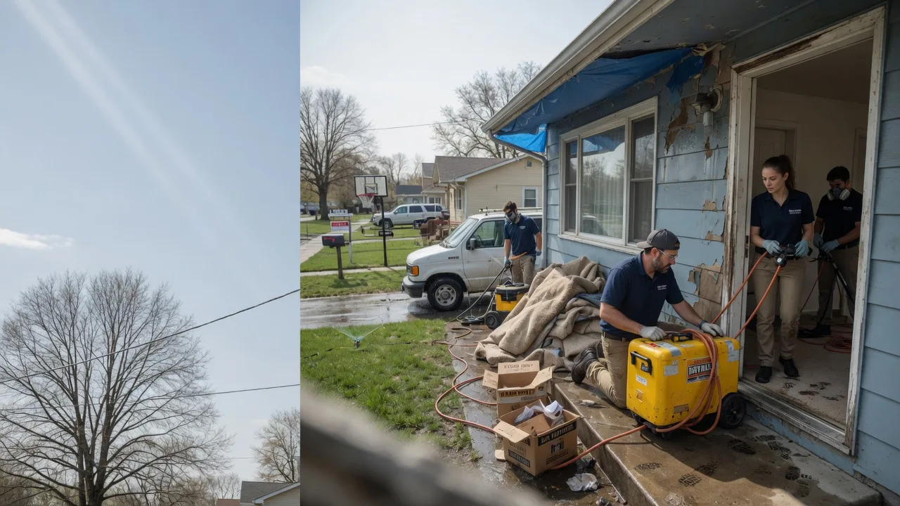 Basement Flood Cleanup in Olpe, KS near me
